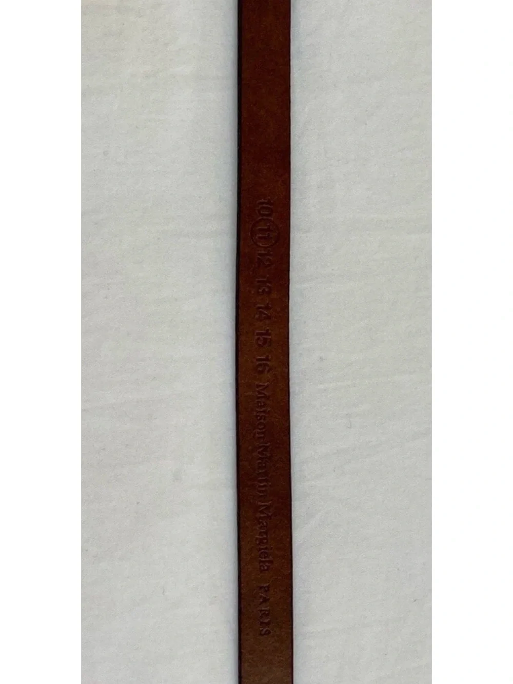 Celebrity Stylist Archive | Rare Margiela Chocolate Brown Belt Rose Gold Luxury